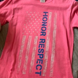 honor respect usa shirt